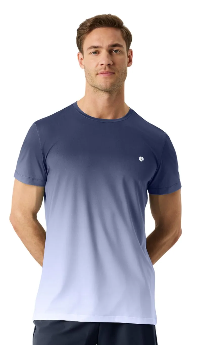 Men's T-shirt Björn Borg Ace Printed - dark navy/fading - Blue