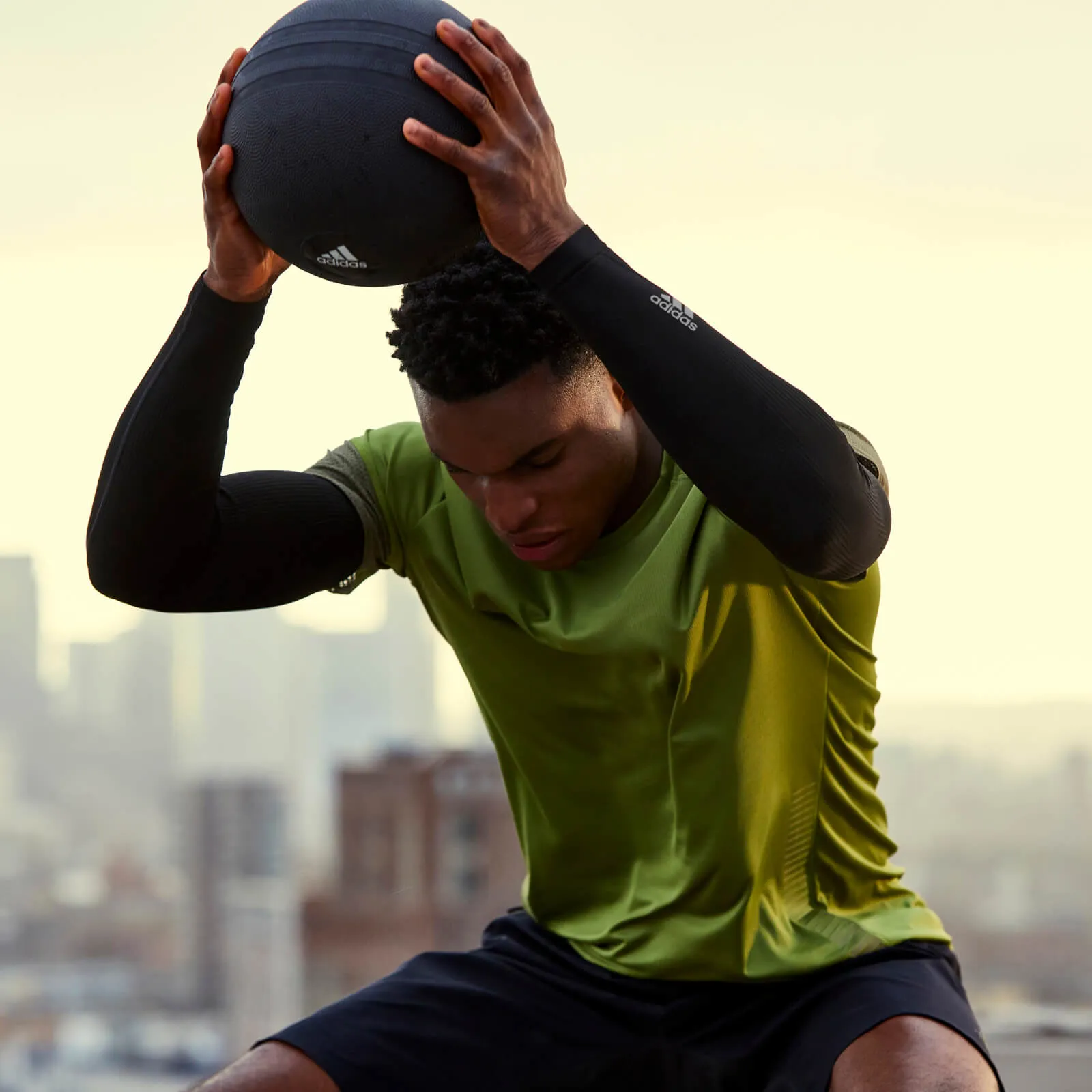 Adidas Compression Arm Sleeves - black