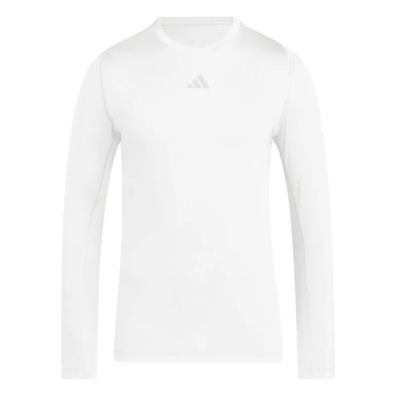 Adidas Techfit Long Sleeve - white