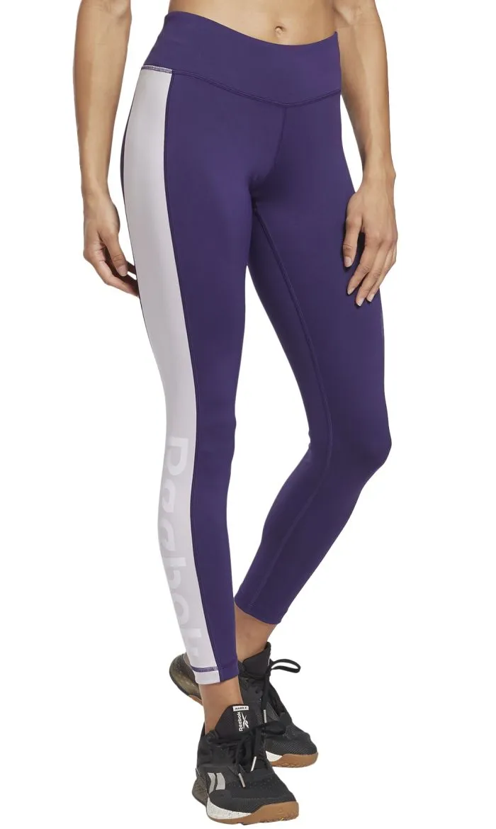 Reebok Training Essentials Linear Logo Poly Legging W - dark orchid