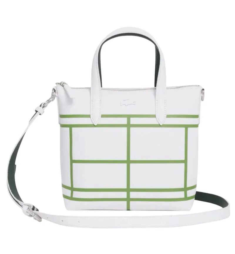 Lacoste Mini Anna Reversible Zipped Tote - white Lacoste Mini Anna Reversible Zipped Tote - white