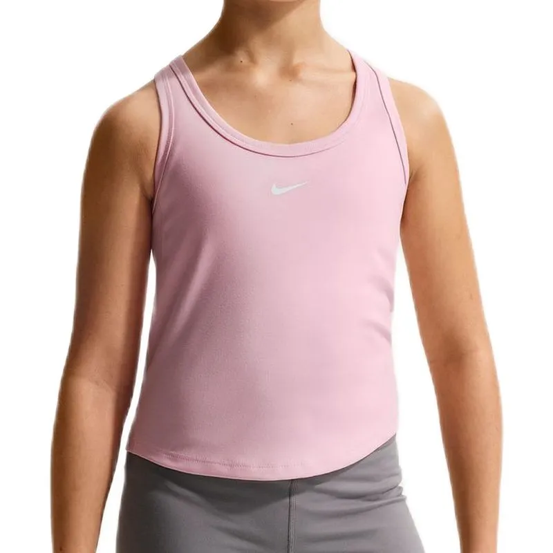 Nike Kids Dri-Fit One Fitted Tank - med soft pink/white