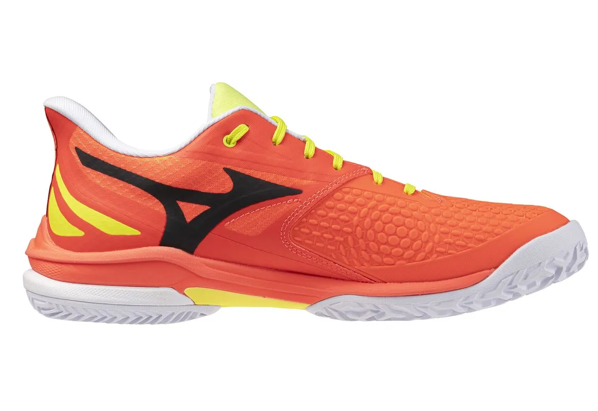 Mizuno Wave Exceed Tour 7 Padel - lava orange/black oyster/yellow jasper