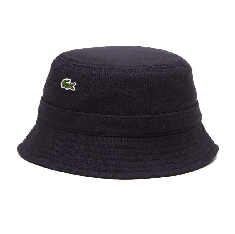 Lacoste Organic Cotton Bucket Hat - navy blue Lacoste Organic Cotton Bucket Hat - navy blue