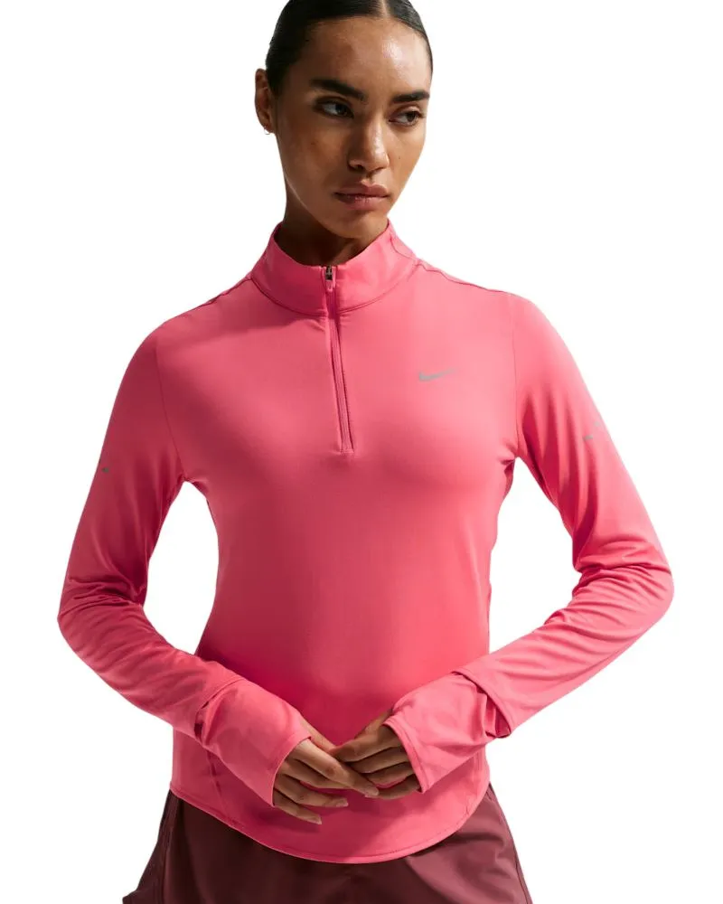 Nike Dri-Fit Swift UV 1/4-Zip Running - sea coral/reflective silver Nike Dri-Fit Swift UV 1/4-Zip Running - sea coral/reflective silver