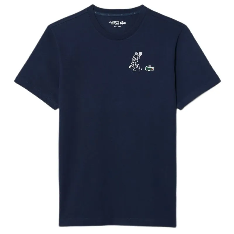 Lacoste Ultra Dry Printed - navy blue