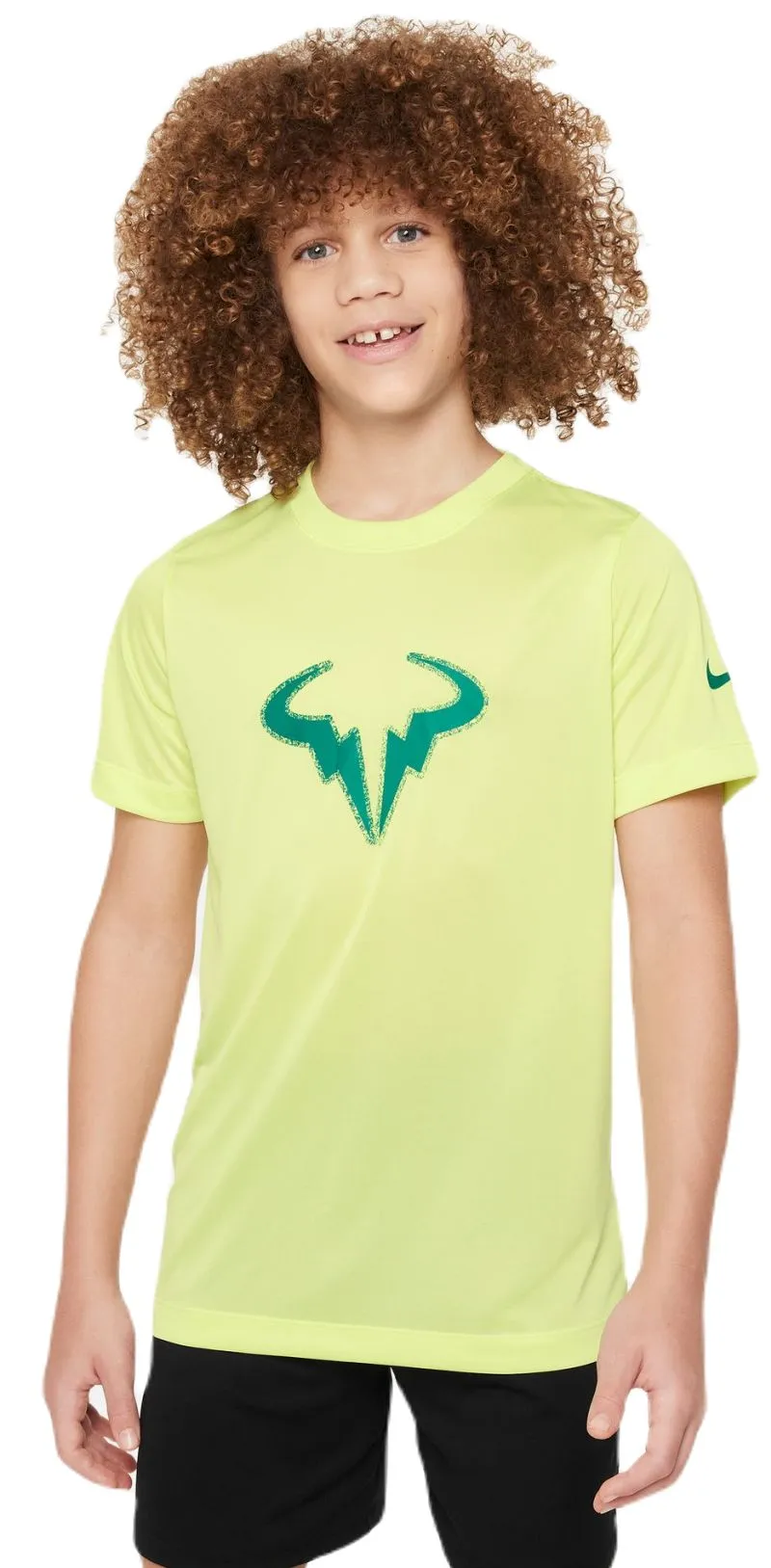Nike Boys Rafa Training T-Shirt - light lemon twist