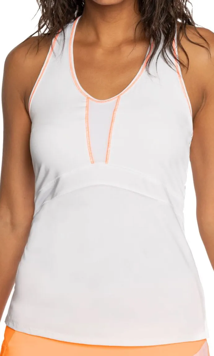 Lucky in Love Eyelet Go Undercut Tank Top Women Lucky in Love Eyelet Go Undercut Tank Top Women