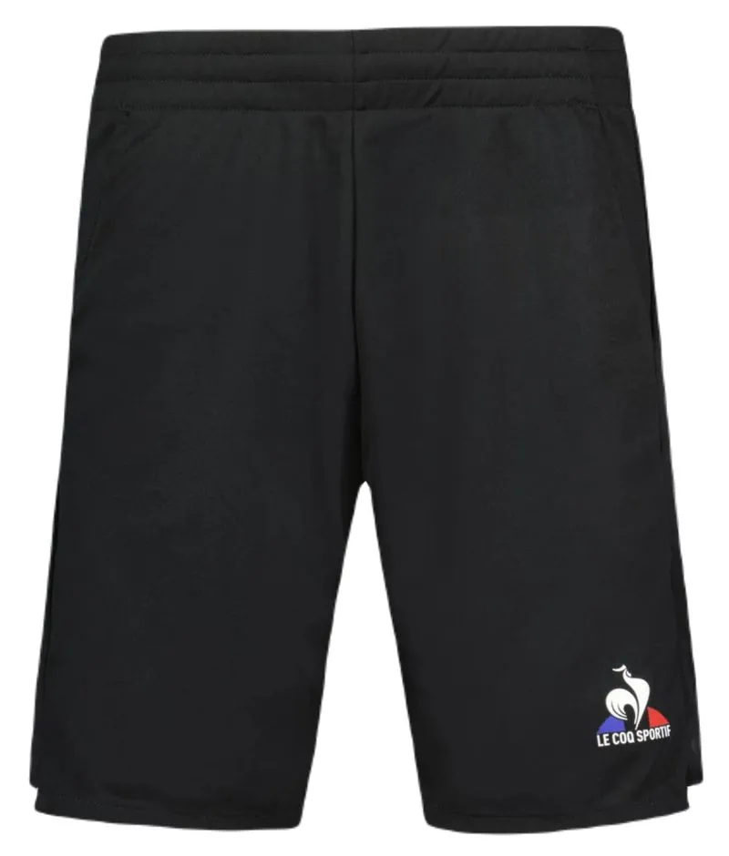 Le Coq Sportif Tennis Short N°3 M - black Le Coq Sportif Tennis Short N°3 M - black