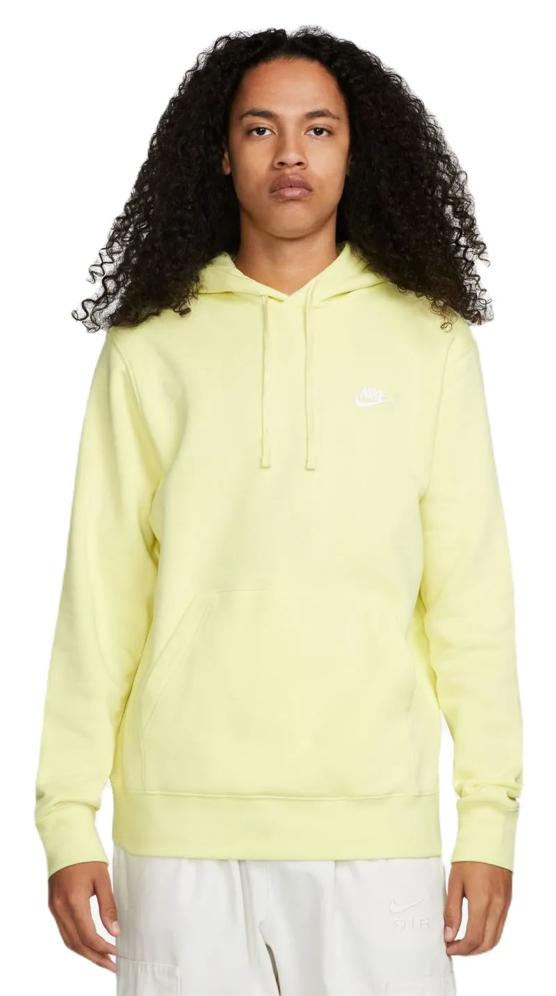 AURORA_BV2654-331_PHSFM001-2000 Nike Sportswear Club Fleece Pullover Hoodie - luminous green/luminous green/white