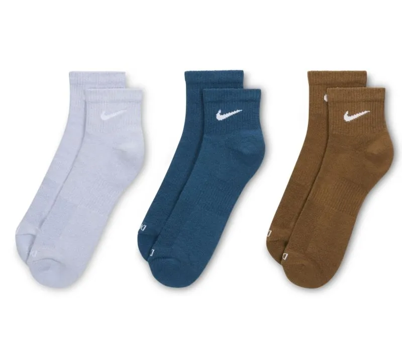 Nike Everyday Plus Cushioned Training Ankle 3P - multicolor