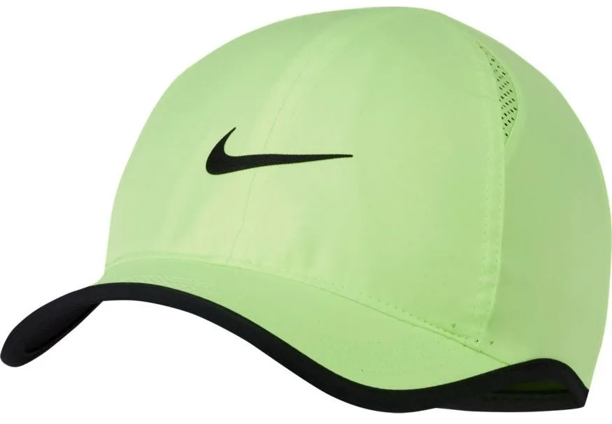 Nike U Aerobill Feather Light Cap - ghost green/black