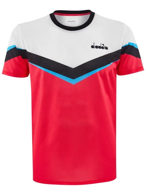 Diadora T-Shirt Clay - fluo lava