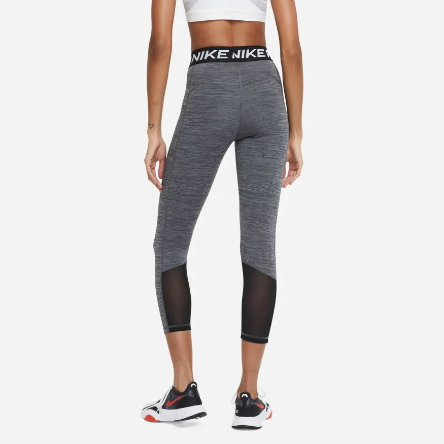 nike-pro-365-tight-crop-w-black-heather-white-2 Nike Pro 365 Tight Crop W - black/heather/white
