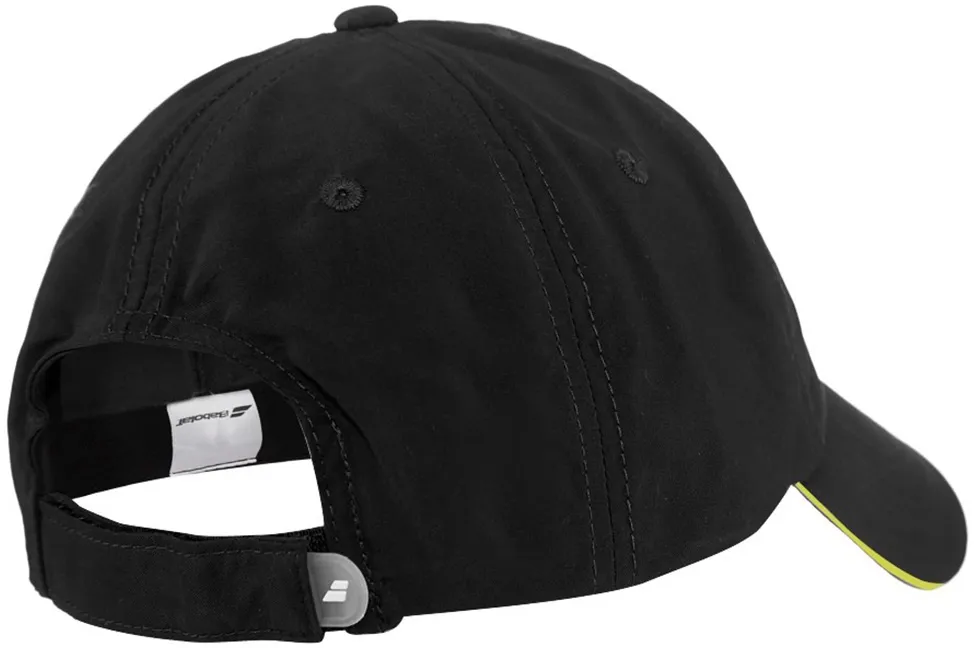 babolat-basic-logo-cap-black-blazing-yellow-2 Babolat Basic Logo Cap - black/blazing yellow