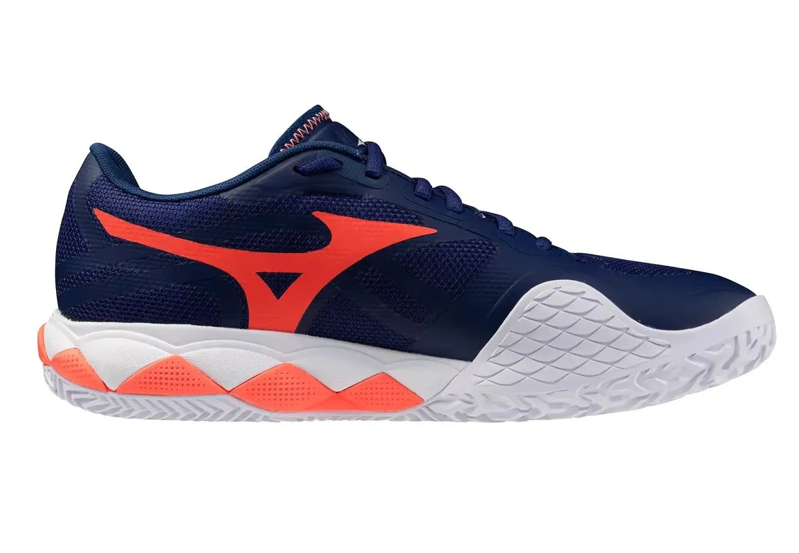 Mizuno Wave Enforce Tour 2 CC - beacon blue/white/lava orange