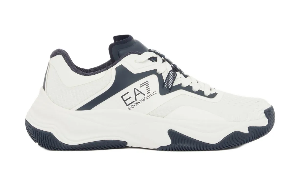 EA7 Unisex Woven Sneaker - white/sky captain EA7 Unisex Woven Sneaker - white/sky captain