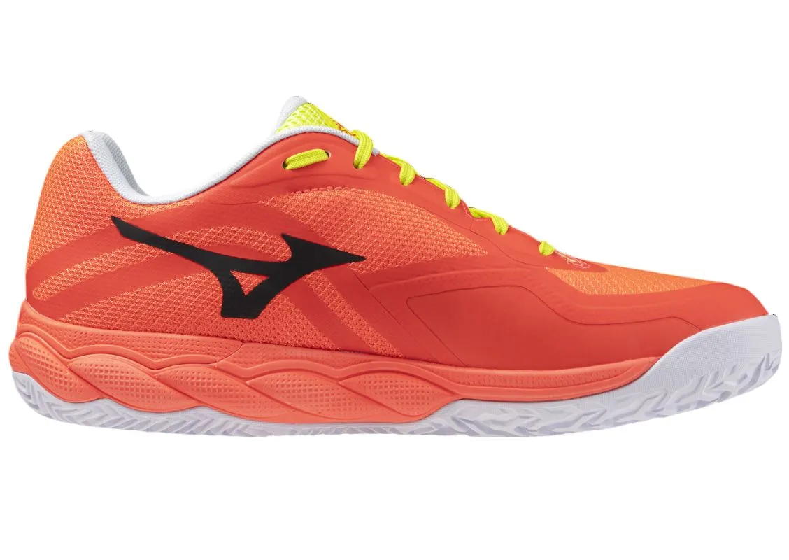 Mizuno Wave Enforce Court 2 Padel - lava orange/black oyster/yellow jasper