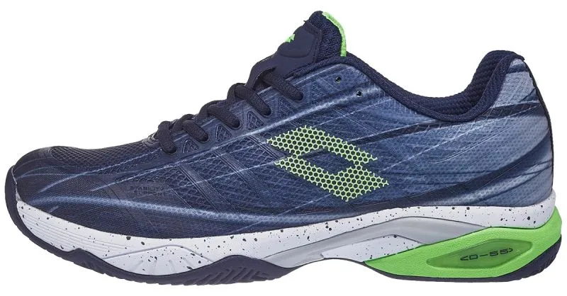 Lotto Mirage 300 Clay - navy blue/green apple