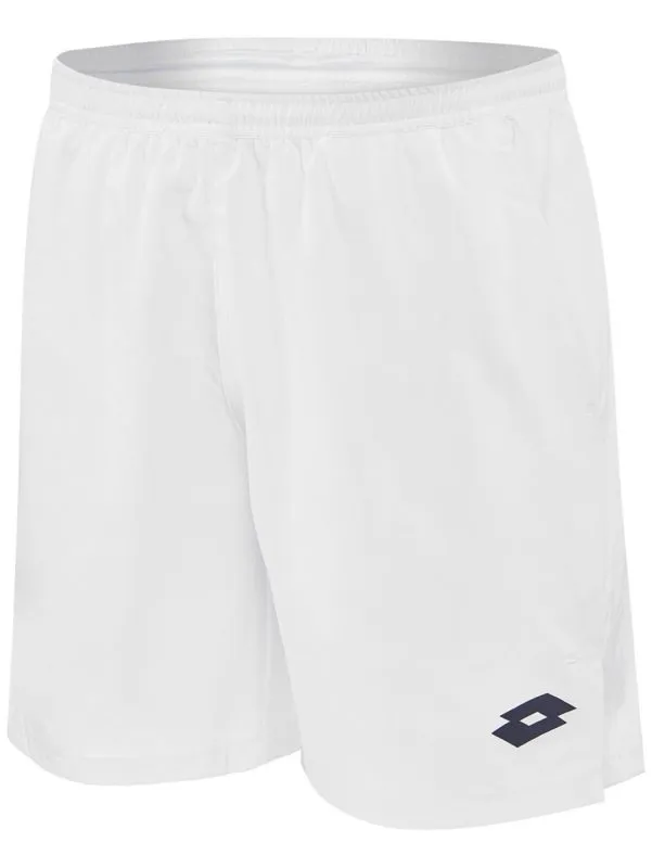 Lotto Top Ten II Short 9 PL - bright white/navy logo
