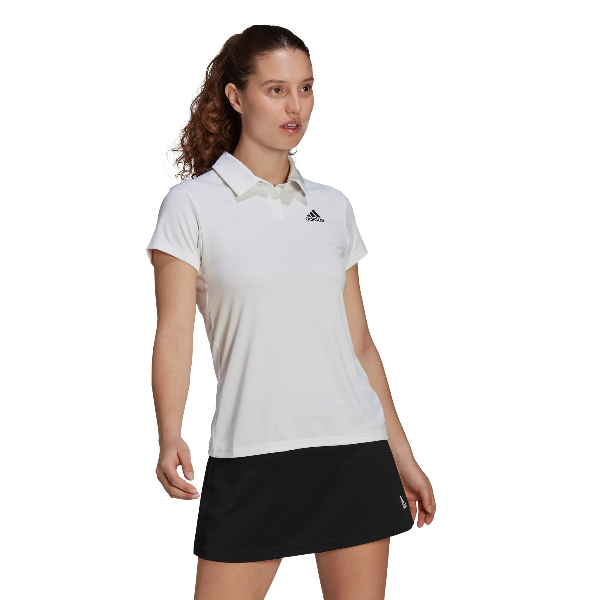 adidas-heat-ready-polo-w-white-black-4 Adidas Heat Ready Polo W - white/black
