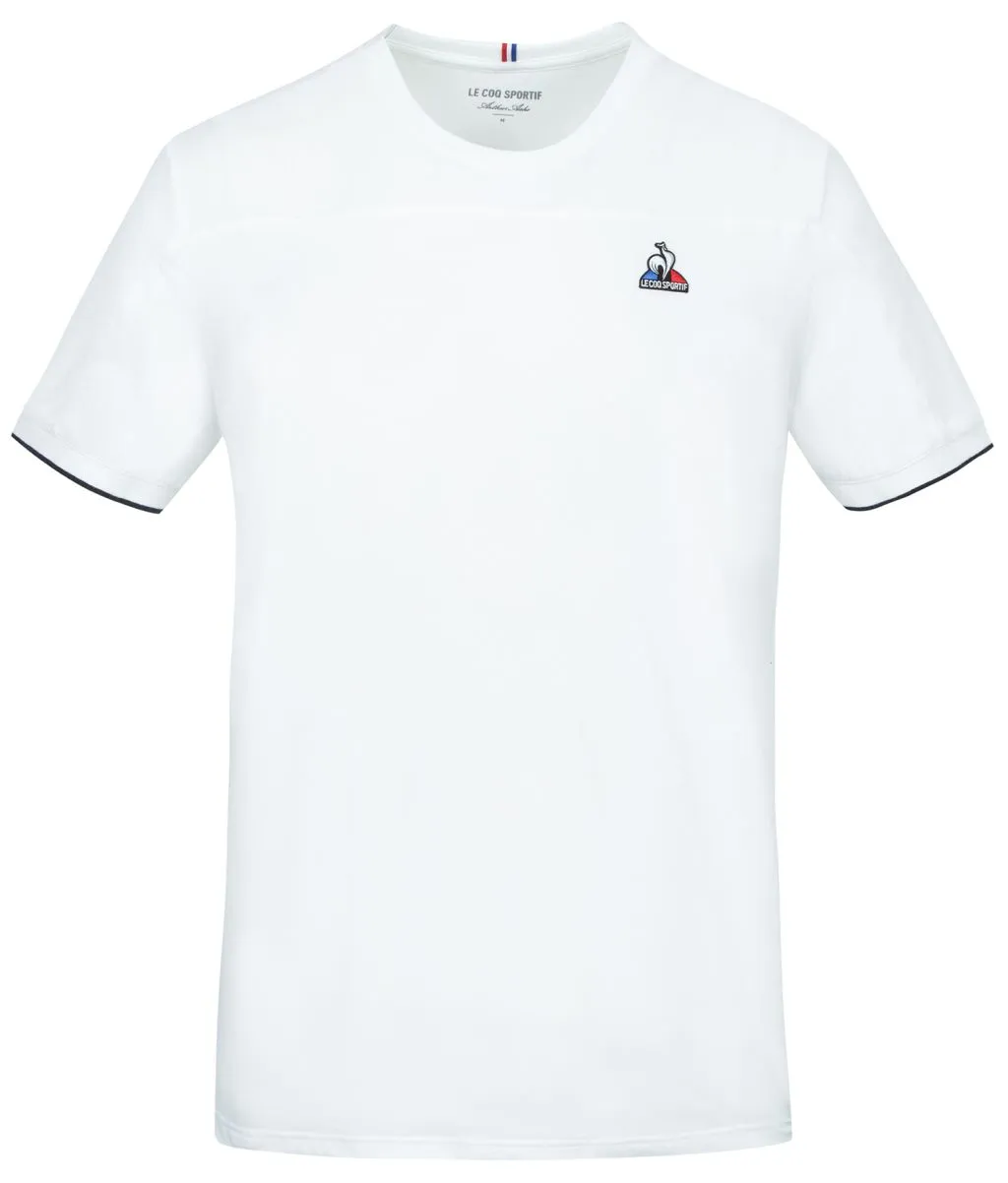 Le Coq Sportif TENNIS Tee SS No.1 M - new optical white Le Coq Sportif TENNIS Tee SS No.1 M - new optical white