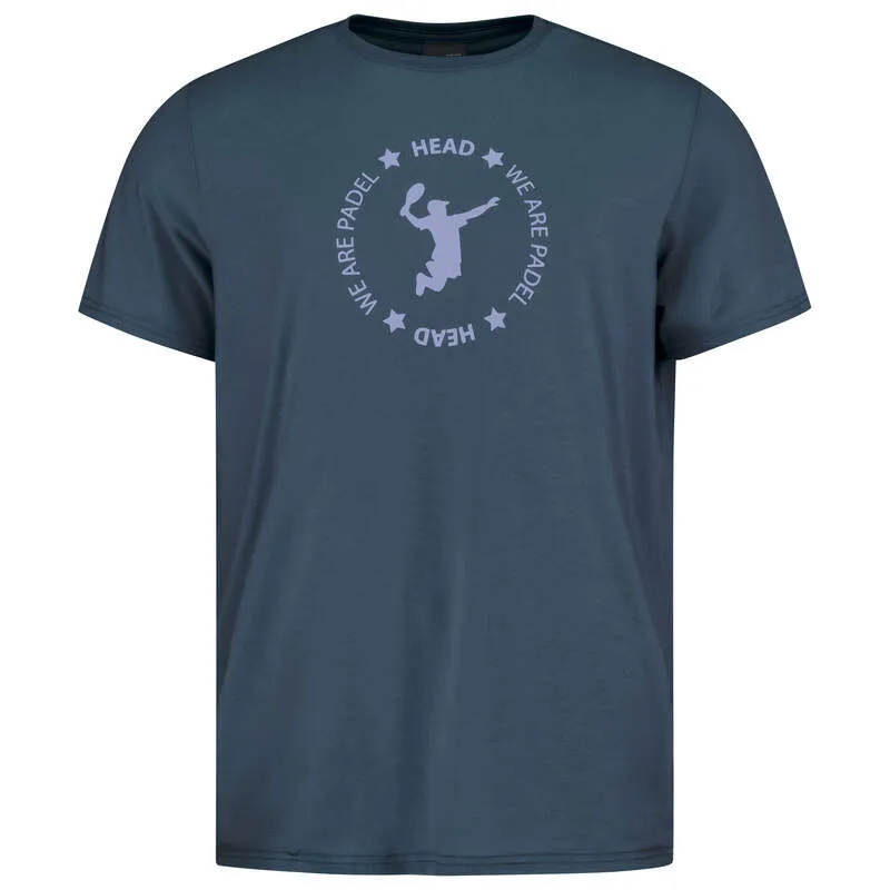 Head We Are Padel T-Shirt - navy