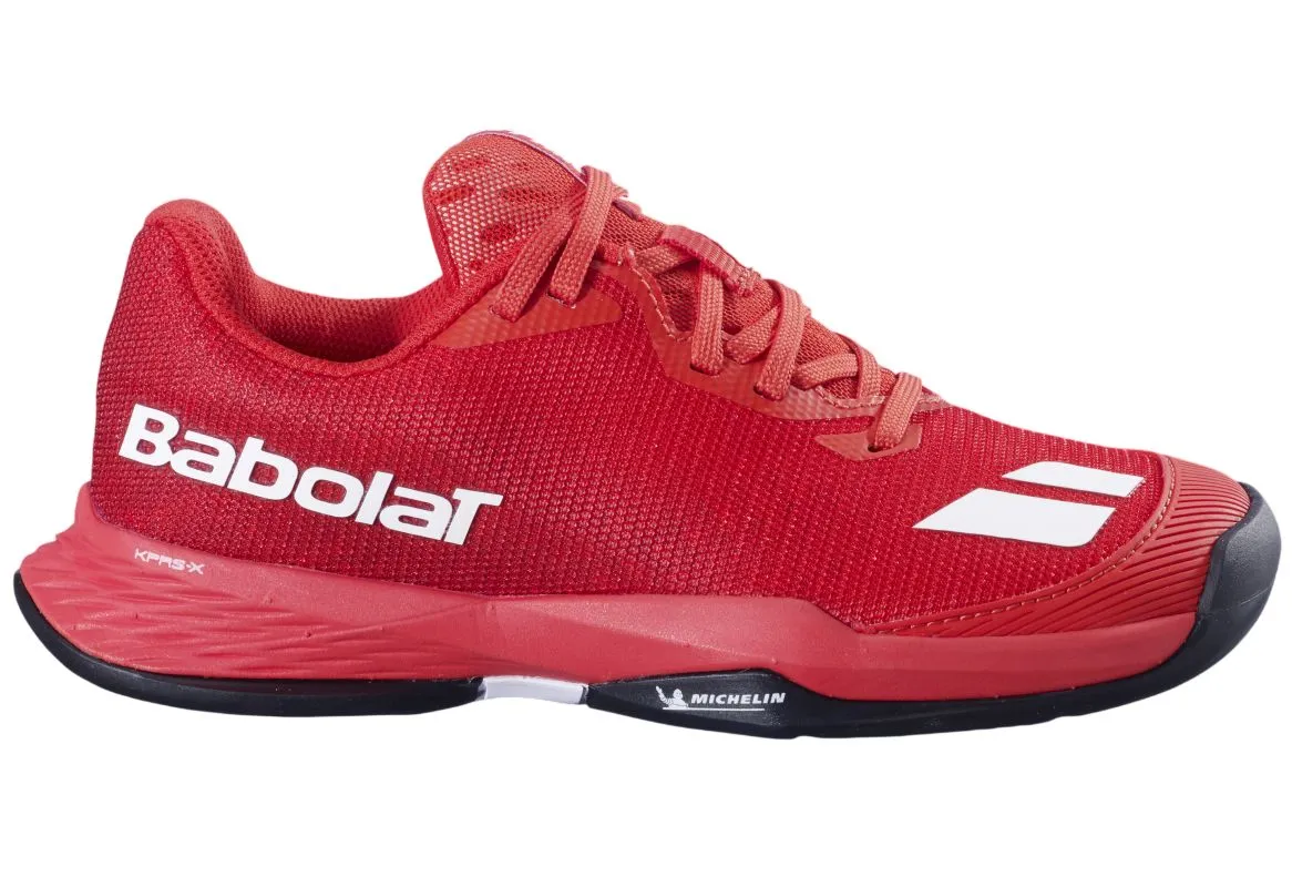 Babolat Jet Mach 3 Junior All Court - cherry tomato/white Babolat Jet Mach 3 Junior All Court - cherry tomato/white