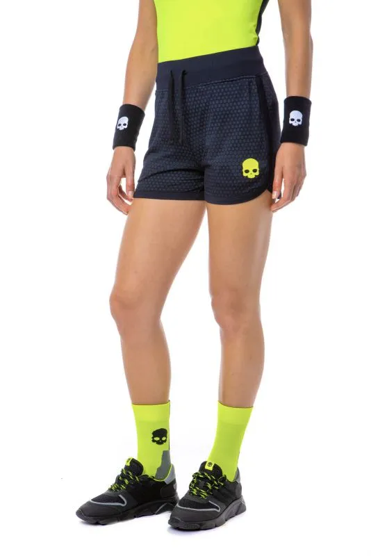 Hydrogen Women Tech Camo Shorts - camo grey/black