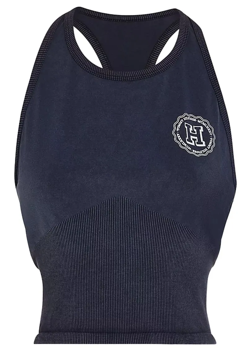 Tommy Hilfiger Varsity Slim Seamless Tank Top - desert sky