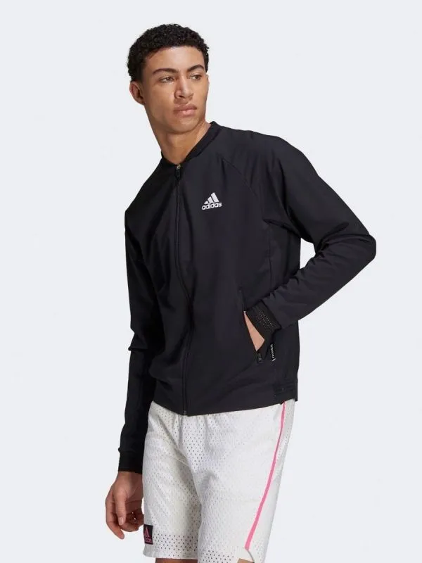 adidas-stretch-woven-primeblue-jacket-m-black-white-2 Adidas Stretch Woven Primeblue Jacket M - black/white