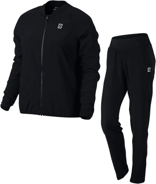 Nike Court Woven Warm Up - black/black/white