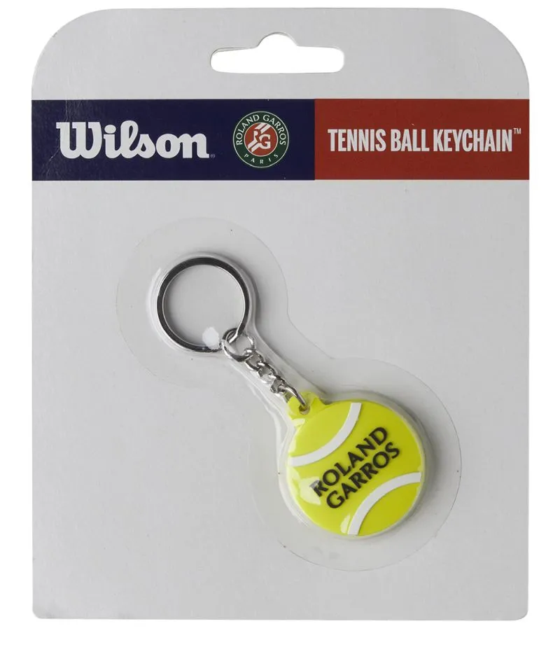 WR8445701_0_RG_Keychain_2025_YE-png-high-res Wilson Roland Garros 2025 Silicone Tennis Ball Keychain