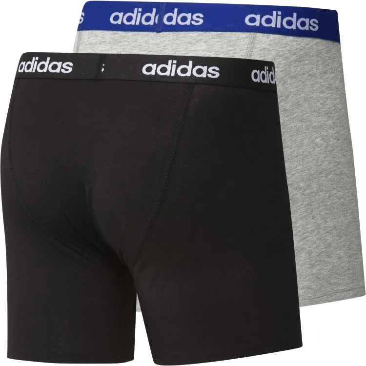 Adidas Linear Brief 2P - black/medium grey heather