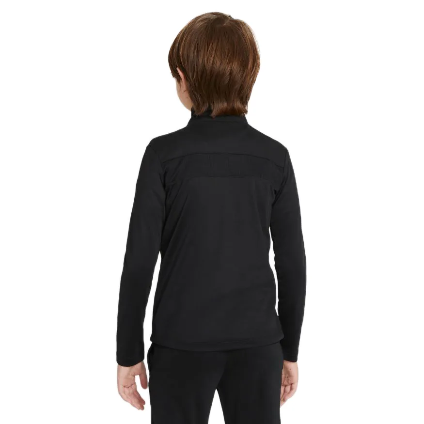Nike Kids Dri-Fit Sport Poly 1/4 Zip Top B - black/black/white