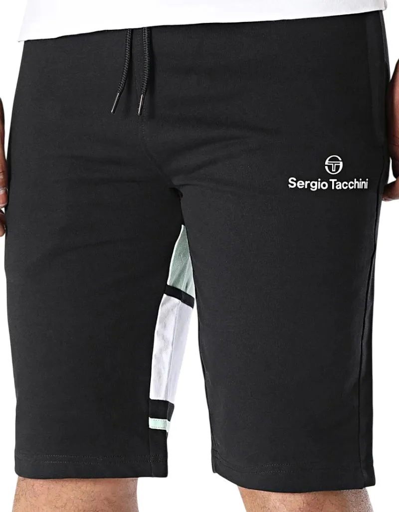Sergio Tacchini Arpa Fleece Bermuda - black/beige