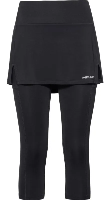 Head Club 3/4 Tights Skort - black