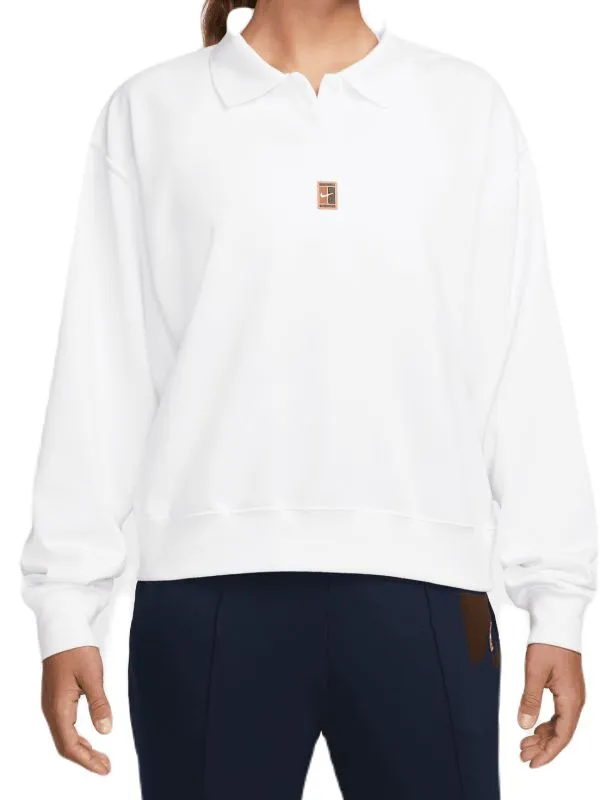 Nike Court Dri-Fit Heritage Tennis Polo - white