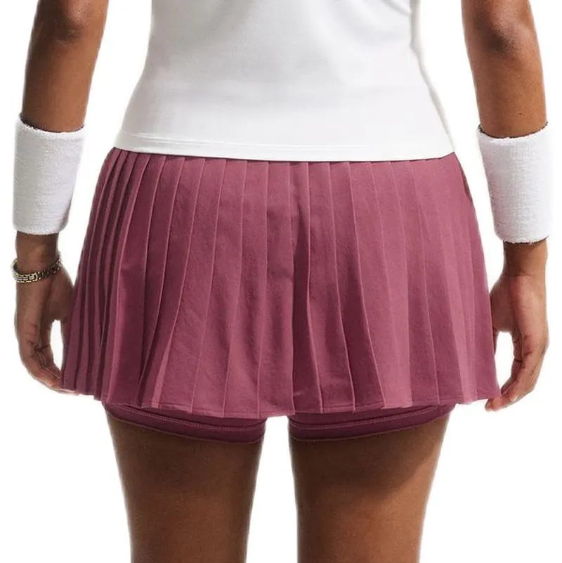 Nike Court Victory Dri-FIT High-Waisted Tennis - pink smoke/white