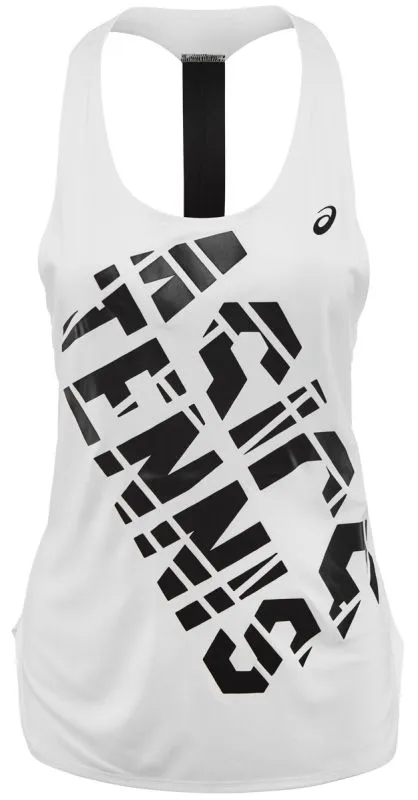 Asics Practice Graphic Tank - brilliant white Asics Practice Graphic Tank - brilliant white