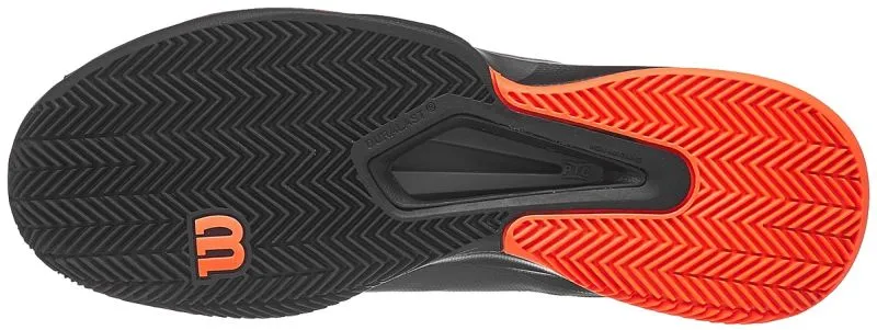 Wilson Rush Pro 2.5 Clay - magnet/black/shocking orange