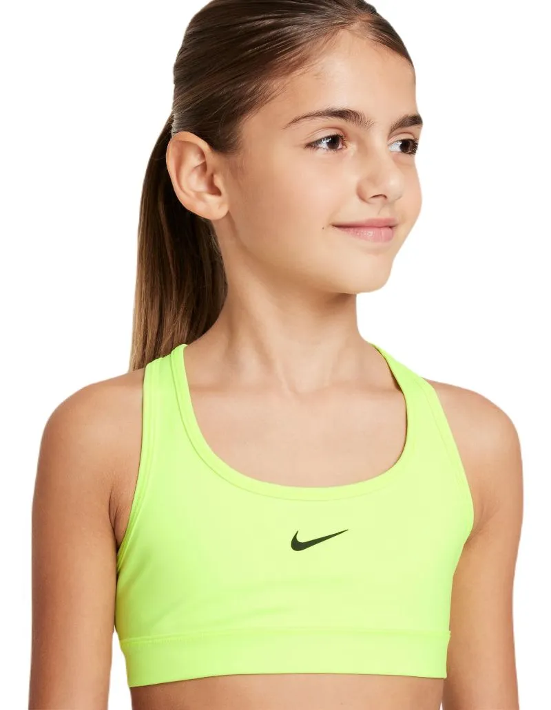 Nike Girls Swoosh Sports - volt/black