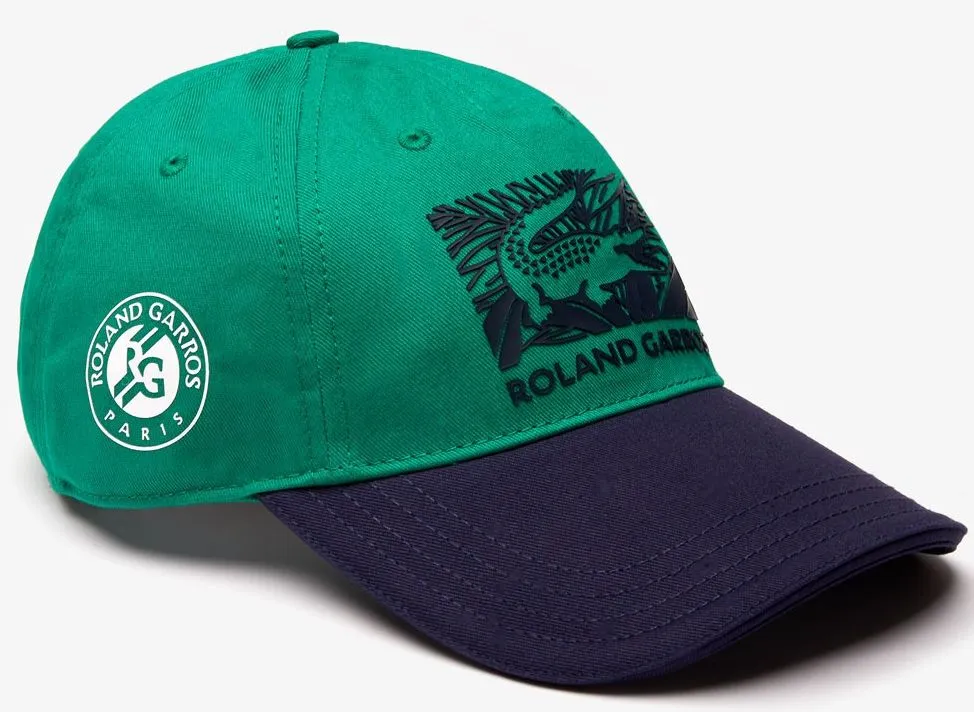 Lacoste Roland Garros Edition Printed Cap - green/navy