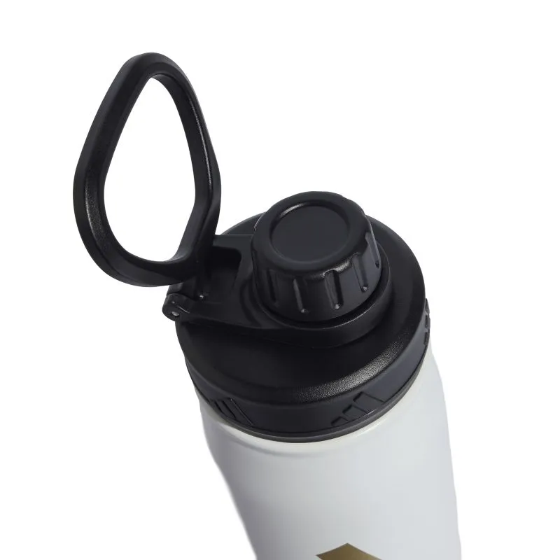Adidas Metal Bottle Screw Top 600ml - white/black
