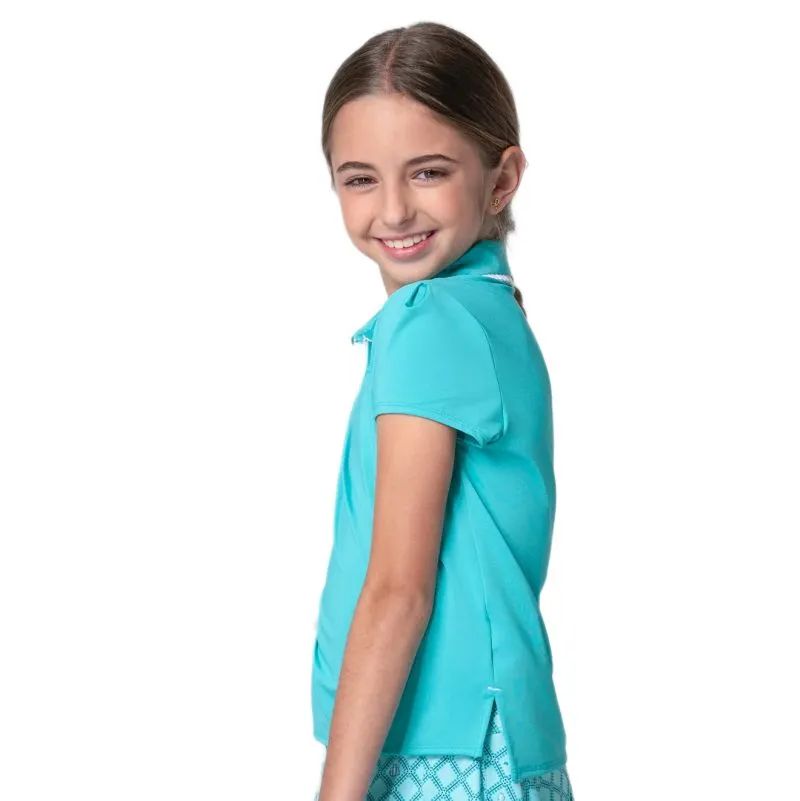 Lucky in Love Pleated Short Sleeve - parrot
