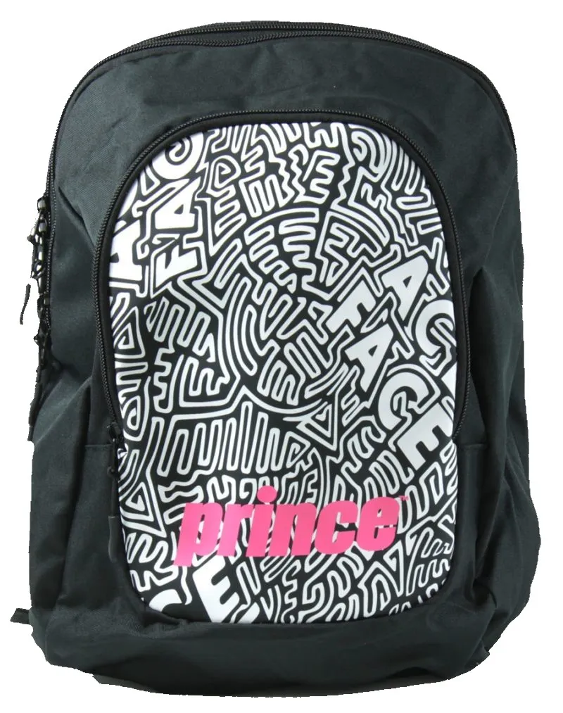 Pri_6P897026 Prince Kids Backpack - black/pink