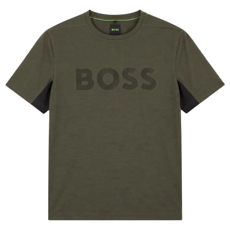 BOSS Slim Fit Active Logo - open green