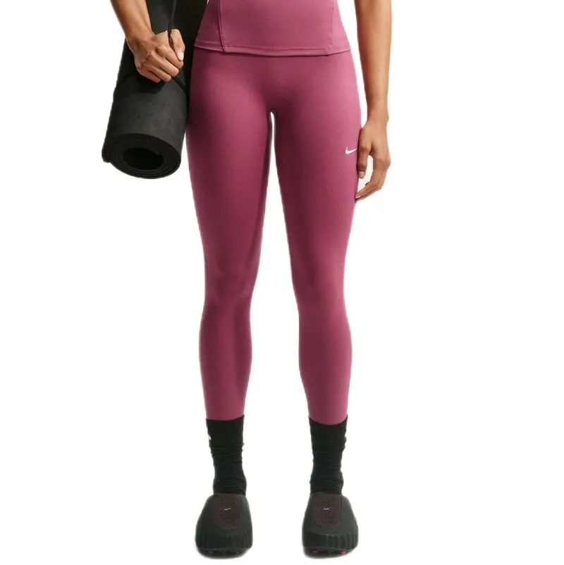 Nike Graphic 7/8 High Waist - pink smoke/white