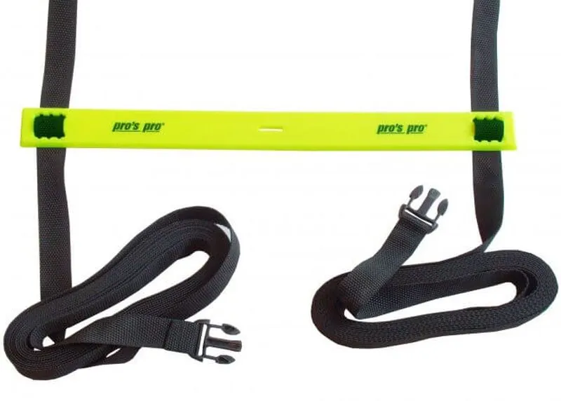 Pro's Pro Agility Ladder 4 Part (8 m) - neon yellow