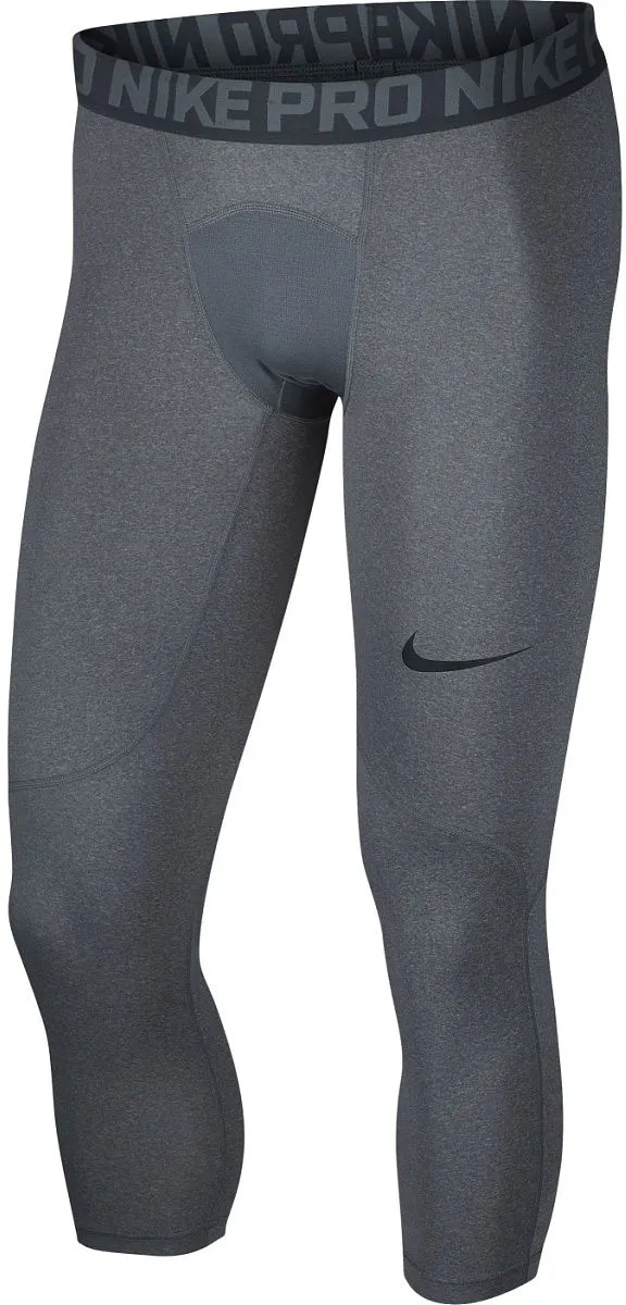 nike-mens-pro-tight-3qt-carbon-heather-1 Nike Mens Pro Tight 3QT - carbon heather